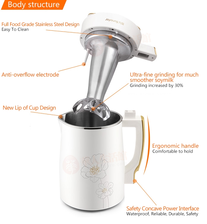 Joyoung Superfine Grinding Automatic Soy Milk Maker EasyClean DJ13U